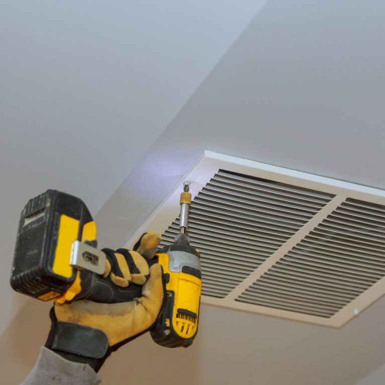 Air venting system installation by air super clean